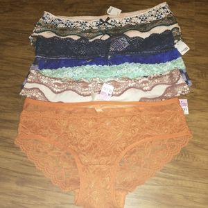 6 pairs of charlotte russe panties